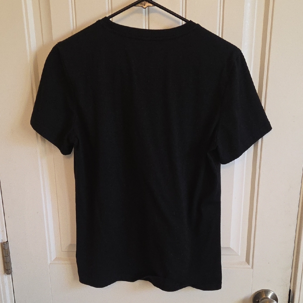 Disney Castle Rainbow Minnie Ears Splatterdot Black Tshirt - Picture 4 of 6